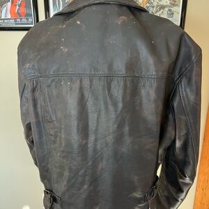 Indiana Jones distressed leather jacket